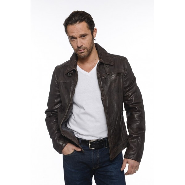 Blouson cuir homme Major