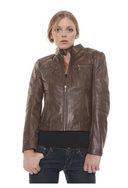 Veste en croute de cuir femme Veste en croute de cuir femme