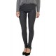 Pantalon Cuir Stretch Gris Femme Oakwood