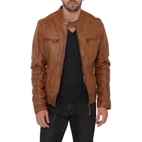 veste cuir oakwood