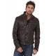 Blouson cuir marron Daytona Dustin