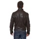 Blouson cuir marron Daytona Dustin