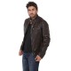 Blouson cuir marron Daytona Dustin