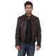 Blouson cuir marron Daytona Dustin