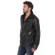 Veste Daytona Gloster en cuir homme noir 