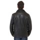 Veste Daytona Gloster en cuir homme noir 