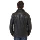 Veste Daytona Gloster en cuir homme noir 