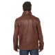 Veste Daytona Gloster en cuir homme marron 