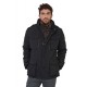 Veste 3/4 Field de schott en nylon homme noir 