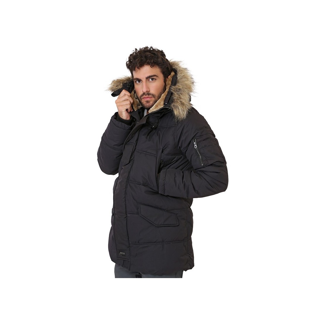 doudoune parka schott homme