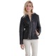 Blouson en cuir femme Happy d'Oakwood noir