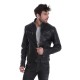 Blouson cuir homme Daytona dustin noir