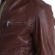 Blouson cuir homme Daytona dustin marron