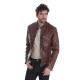 Blouson cuir homme Daytona dustin marron