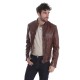 Blouson cuir homme Daytona dustin marron