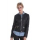 Blouson cuir femme Oakwood Monica noir