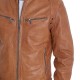 Blouson cuir homme daytona dustin cognac