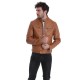 Blouson cuir homme daytona dustin cognac