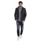 Blouson cuir homme Daytona Falcon noir