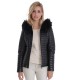 Blouson cuir femme Oakwood happy1 03VU noir