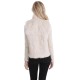 Gilet fourrure lapin femme MonCuir beige