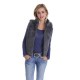 Gilet fourrure lapin femme MonCuir gris