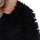 Poncho lapin femme MonCuir noir