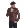 Blouson cuir homme Daytona dustin taupe