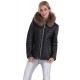 Blouson en cuir femme Happy d'Oakwood noir