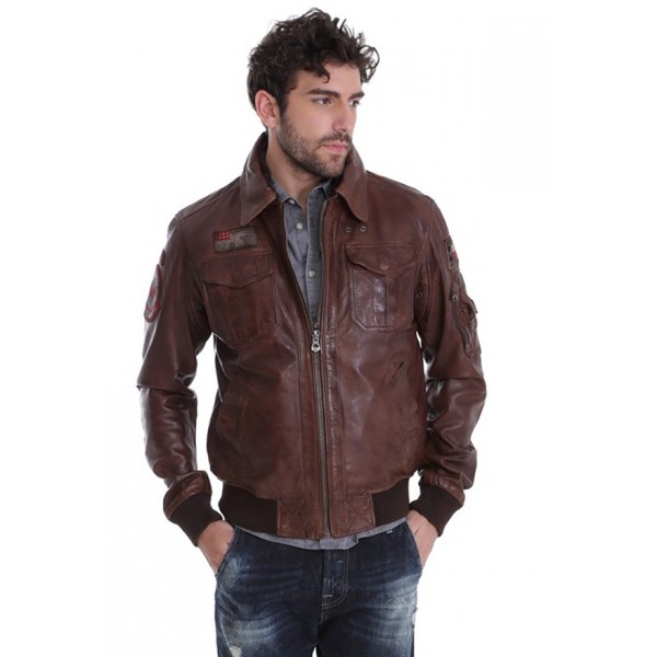 Blouson cuir homme daytona wilbur bison