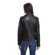 Blouson cuir femme Oakwood Video Noir