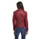 Blouson cuir femme Oakwood Video Feu