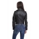 Blouson cuir femme Oakwood Yoko noir