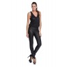 Pantalon Stretch Asteroid d'Oakwood en cuir femme noir