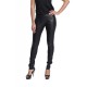 Pantalon Cuir Stretch noir femme Oakwood