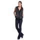 Gilet en fourrure pour femme oakwood Magali 62683 gris 530