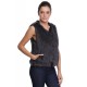 Gilet en fourrure pour femme oakwood Magali 62683 gris 530