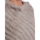 Poncho en fourrure Davos 56034 d'Oakwood Femme beige 625