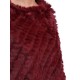 Poncho lapin femme MonCuir gilet K250284-23 porto