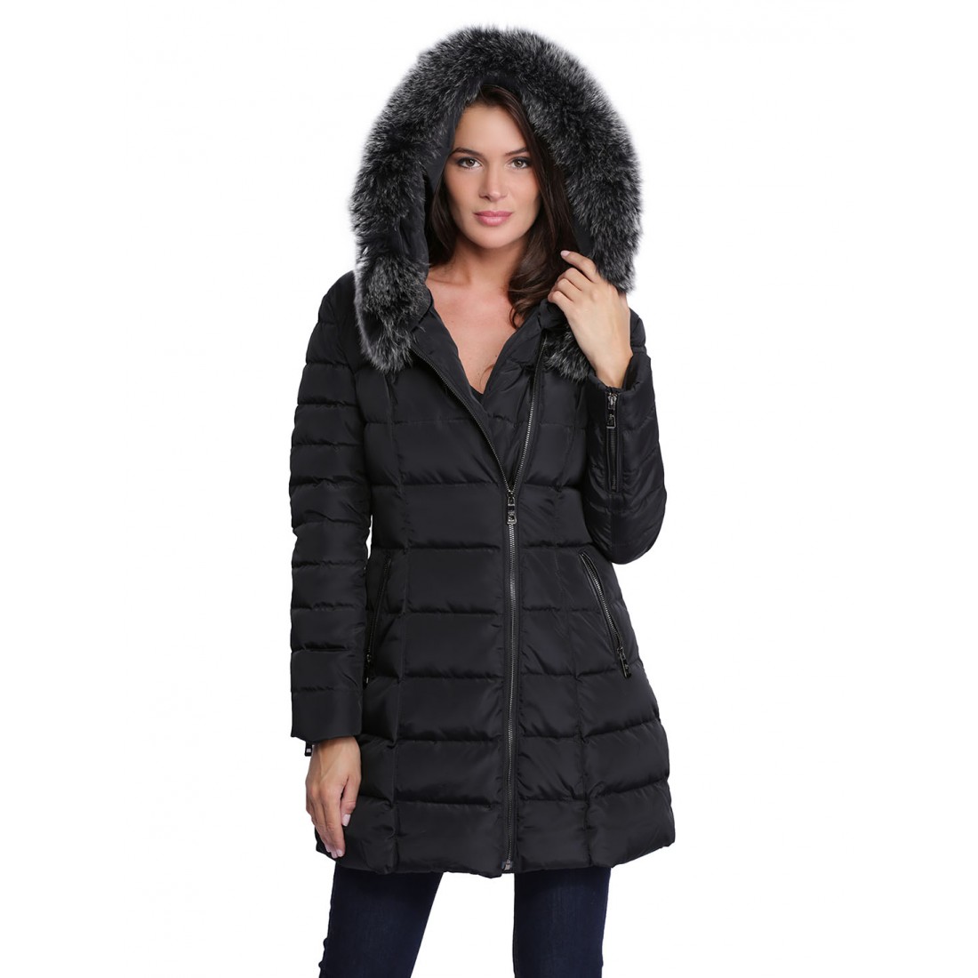 parka avec capuche pour femme