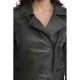 Blouson cuir femme Oakwood Yoko 62326 kaki