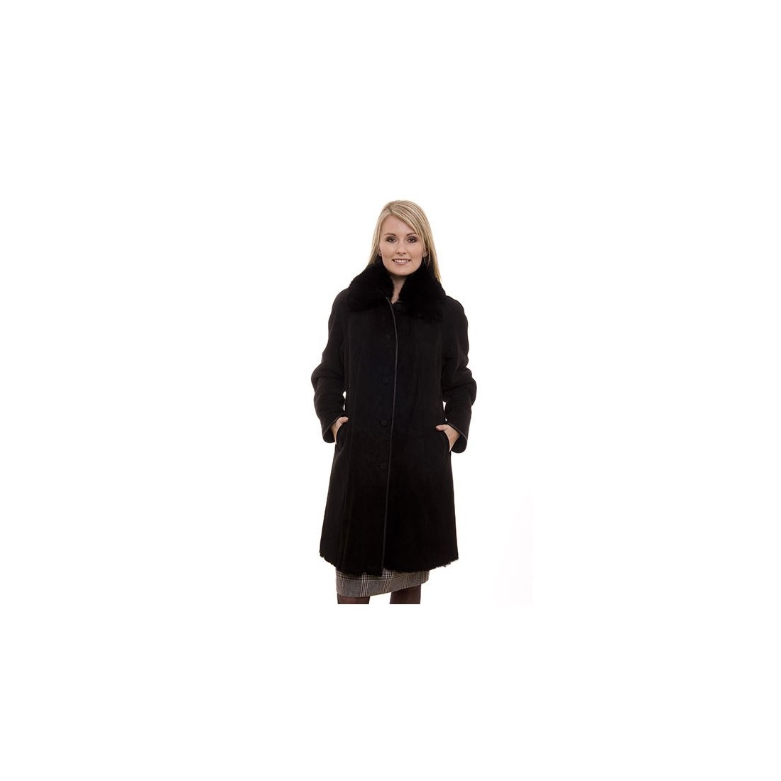 Manteau imitation top intuition