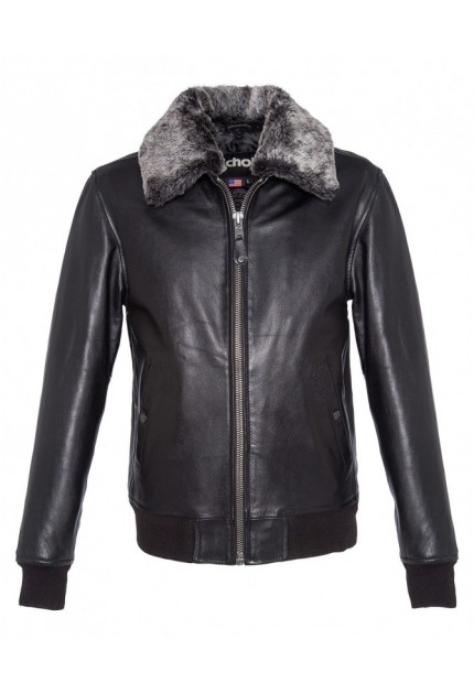 BLOUSON CUIR LC 930 D SCHOTT NOIR