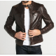 BLOUSON CUIR EMERSON SANDRO DAYTONA HOMME BISON