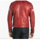 BLOUSON CUIR WALKER DAYTONA HOMME ATLAS ROUGE