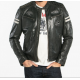 BLOUSON CUIR WALKER DAYTONA HOMME ATLAS NOIR