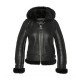  Blouson bombardier femme Schott LCW1257H noir