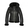  Blouson bombardier femme Schott LCW1257H noir