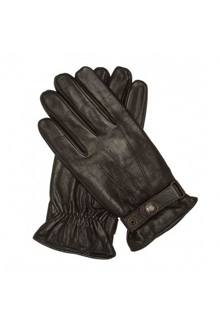 Gants pressionnés marrons Schott Gl 1680