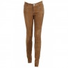 Pantalon Cuir Stretch Pandaroa d'Oakwood Femme TOBACCO 511